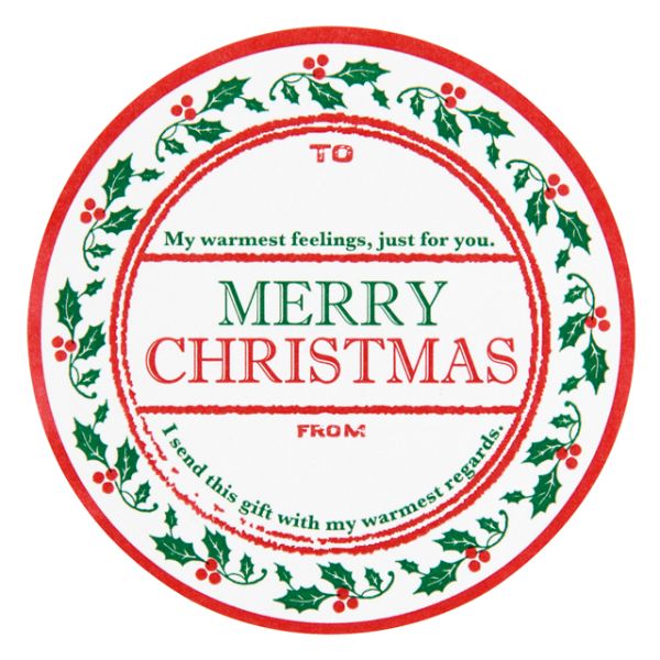 クリスマスTO FROMシール-1(100枚) ヘッズ