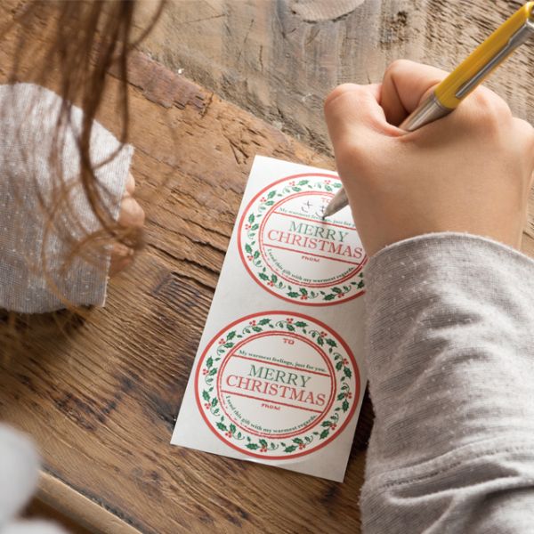 クリスマスTO FROMシール-1(100枚) ヘッズ