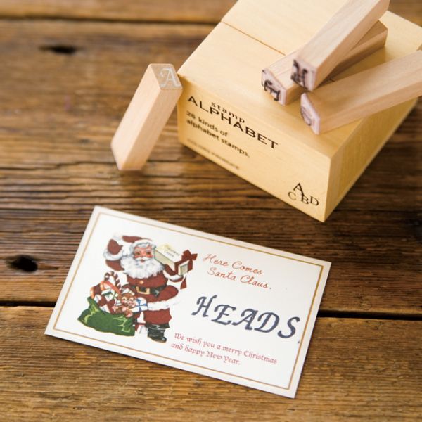 贈答用飾り クリスマスアンティークサンタ カード-1(30枚) ヘッズ