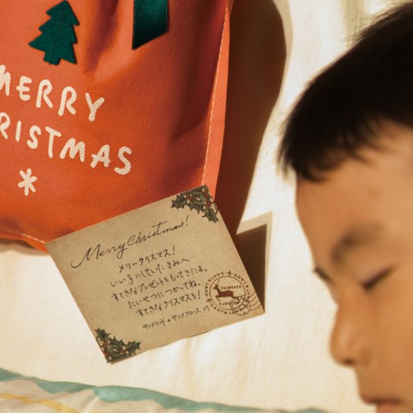 贈答用飾り クリスマスアンティークサンタ カード-3/日本語(30枚) ヘッズ