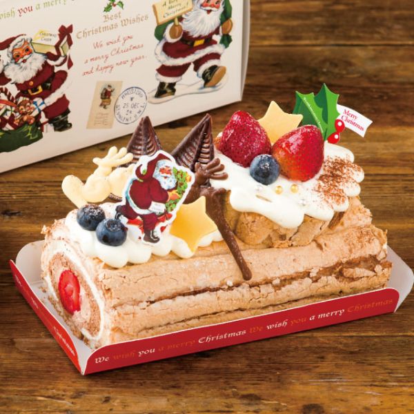 弁当ピック クリスマスアンティークサンタ ケーキピック-1(100枚) ヘッズ