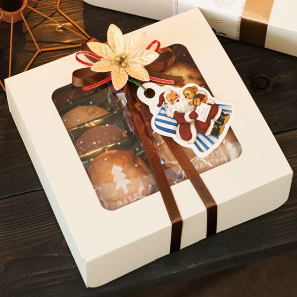 贈答用飾り クリスマスアンティークサンタ タッグ-1(50枚) ヘッズ