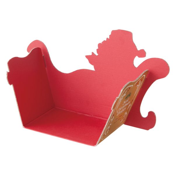 贈答箱 クリスマスアンティークサンタ ワンタッチトレイ-3(20枚) ヘッズ