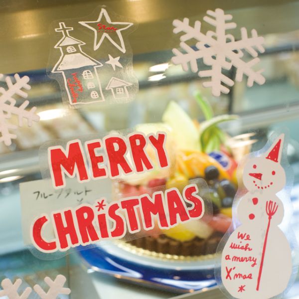 クリスマスウィンドウシール-5(1セット)