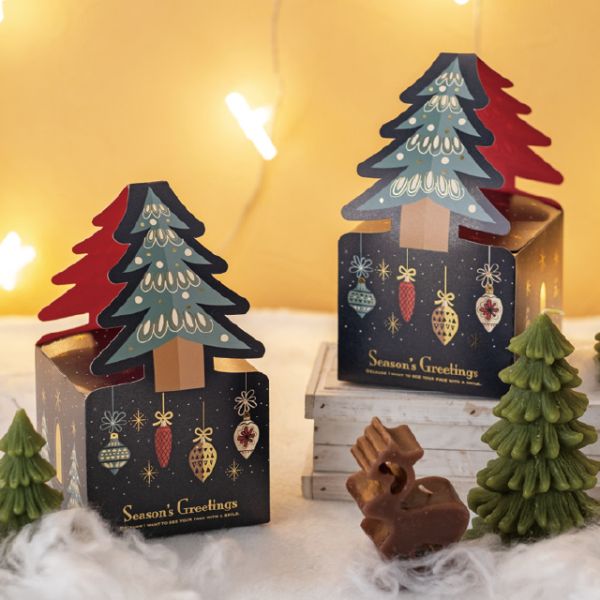 贈答箱 クリスマスオーナメント ギフトボックス-1(10枚) ヘッズ