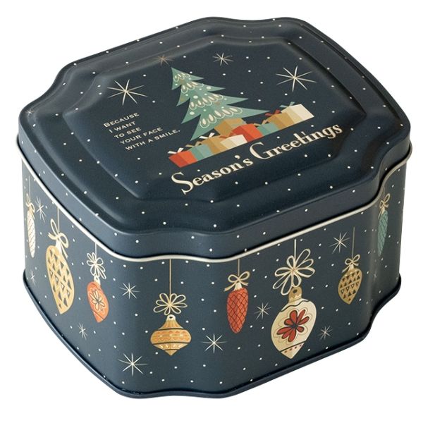 贈答箱 クリスマスオーナメント ギフト缶-2(6個) ヘッズ