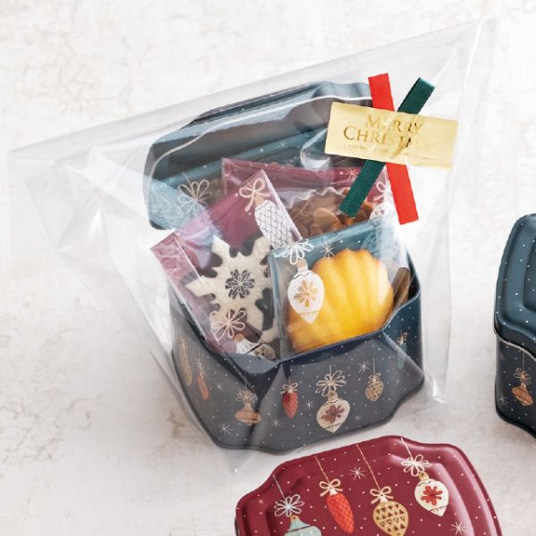 贈答箱 クリスマスオーナメント ギフト缶-2(6個) ヘッズ