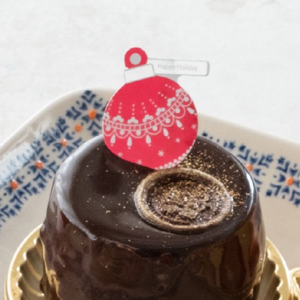 弁当ピック クリスマスオーナメント ケーキピック-2(100枚) ヘッズ