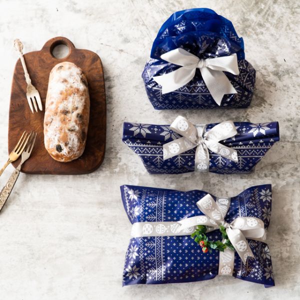 クリスマスオーナメント プリントサテンリボン-2/シルバー(1巻 ヘッズ