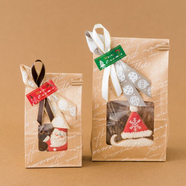 クリスマスオーナメント プリントサテンリボン-2/シルバー(1巻 ヘッズ