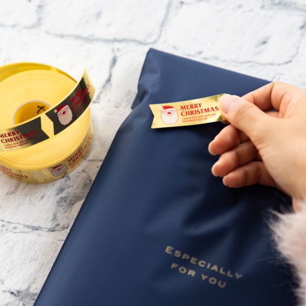 クリスマスサンタ ロールシール(500枚) ヘッズ