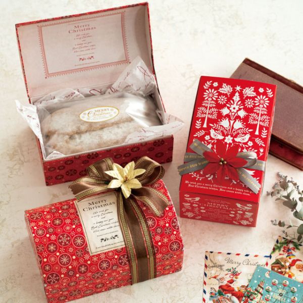 贈答箱 クリスマススカンジナビア ギフトBOXワイド型-M(10枚) ヘッズ