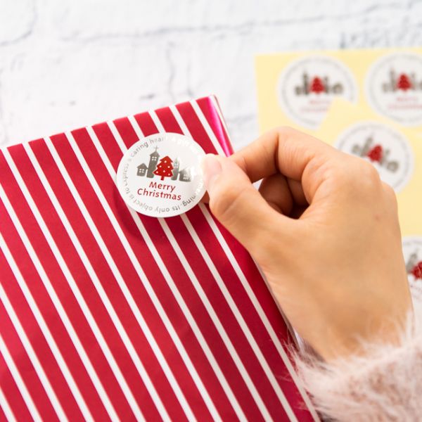 クリスマススノータウン シール-2(100枚) ヘッズ