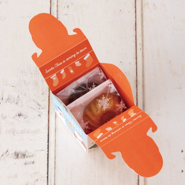 贈答箱 クリスマスチャビーサンタ ギフトボックス-2(20枚) ヘッズ