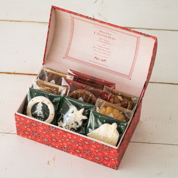 贈答箱 クリスマスドーム型貼箱-M(4個) ヘッズ