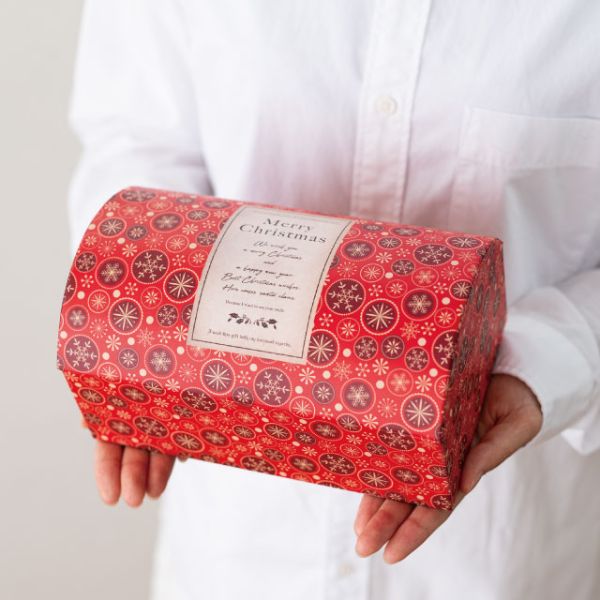 贈答箱 クリスマスドーム型貼箱-M(4個) ヘッズ