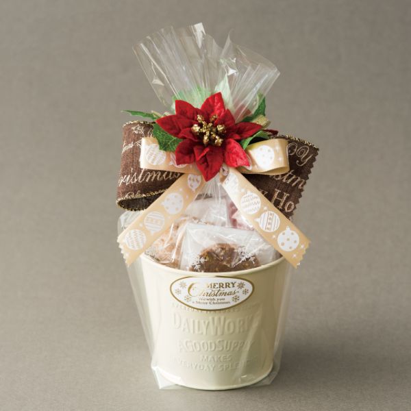 クリスマスナチュラル ワイヤーリボン-ブラウン(1巻) ヘッズ