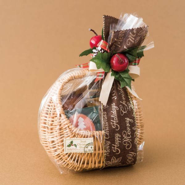 クリスマスナチュラル ワイヤーリボン-ブラウン(1巻) ヘッズ