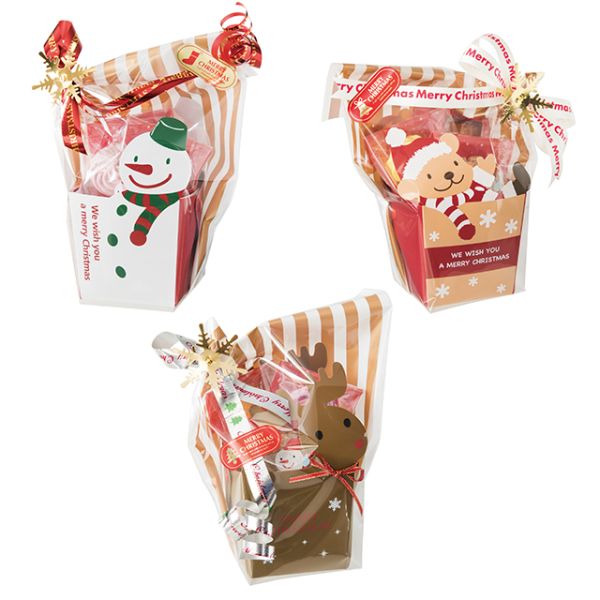 贈答箱 クリスマスベアPPカップ-M(10枚) ヘッズ