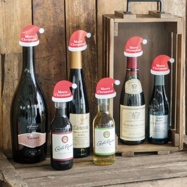 クリスマスポイントシール-2/サンタ帽子(100枚) ヘッズ