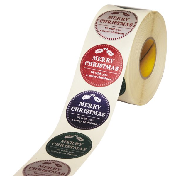 クリスマスポイントロールシール-1(500枚) ヘッズ