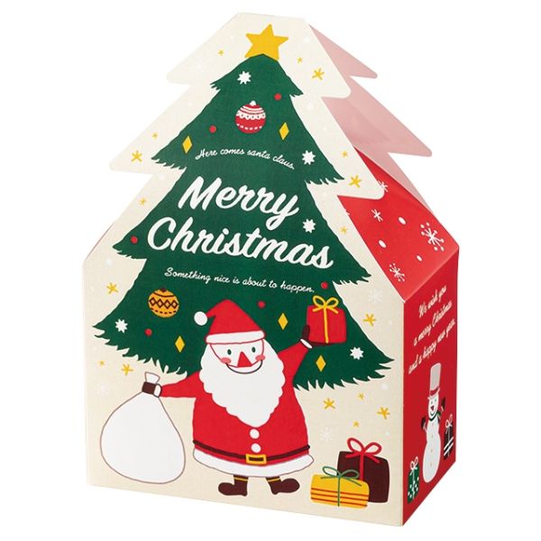 贈答箱 クリスマスミニツリーダイカットボックス-1(20枚) ヘッズ