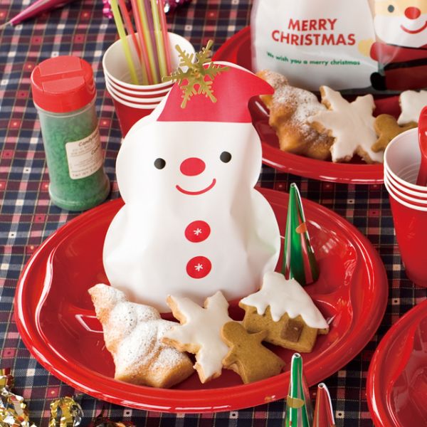 クリスマスミニバッグ-雪ダルマ(20枚)