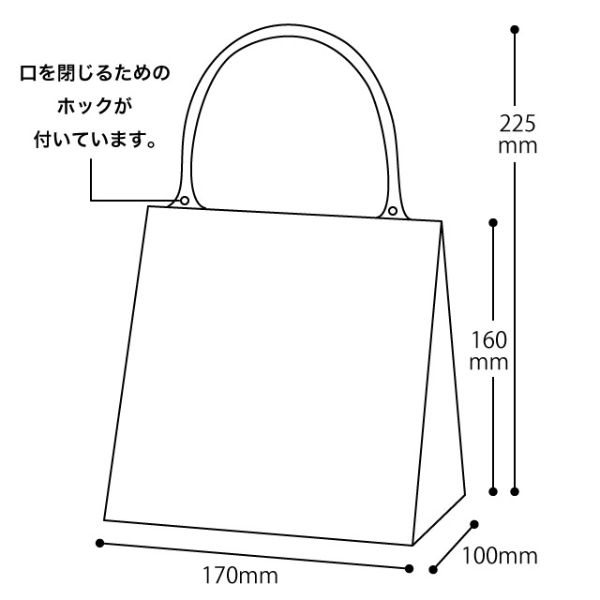 袋 クリスマスミントブルー ギフトバッグ-1(10枚) ヘッズ