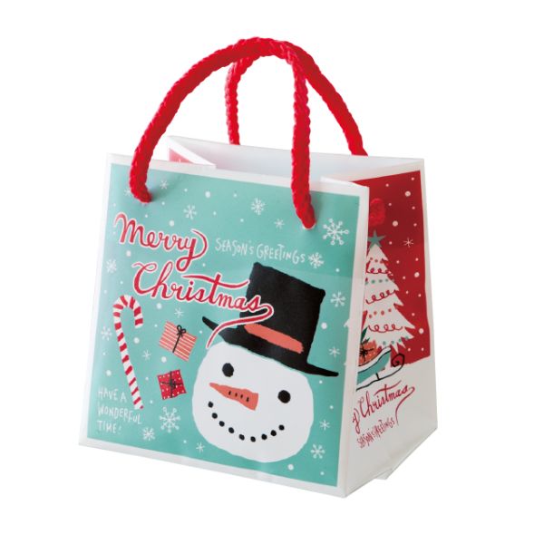 袋 クリスマスミントブルー キューブバッグ-2(20枚) ヘッズ