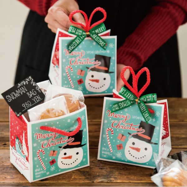 袋 クリスマスミントブルー キューブバッグ-2(20枚) ヘッズ