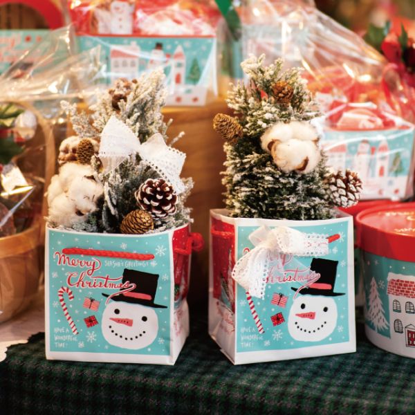 袋 クリスマスミントブルー キューブバッグ-2(20枚) ヘッズ