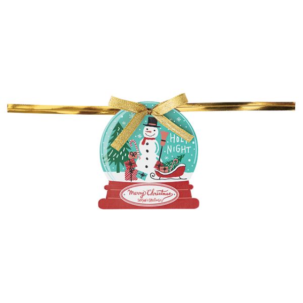 クリスマスミントブルー ワイヤータイ-1(10個) ヘッズ