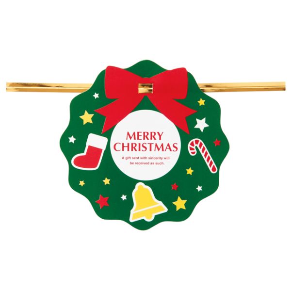 クリスマスリースワイヤータイ-1(10個) ヘッズ