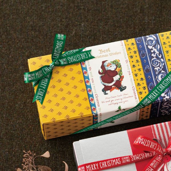 クリスマスレタープリント サテンリボン-2/グリーン(1巻) ヘッズ