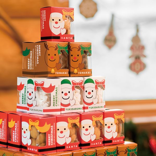 クリスマス窓付ボックス/サンタ-S(20枚)