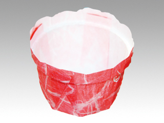 ケーキカップ フラワーポットφ65JP 和紙柄ピンク 平野紙器