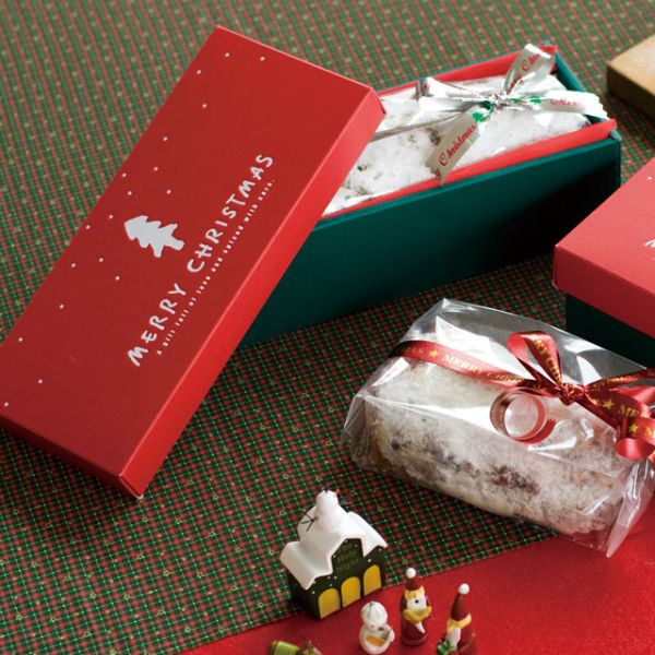 贈答箱 シンプルクリスマス ギフトBOX ワイド型(10枚)