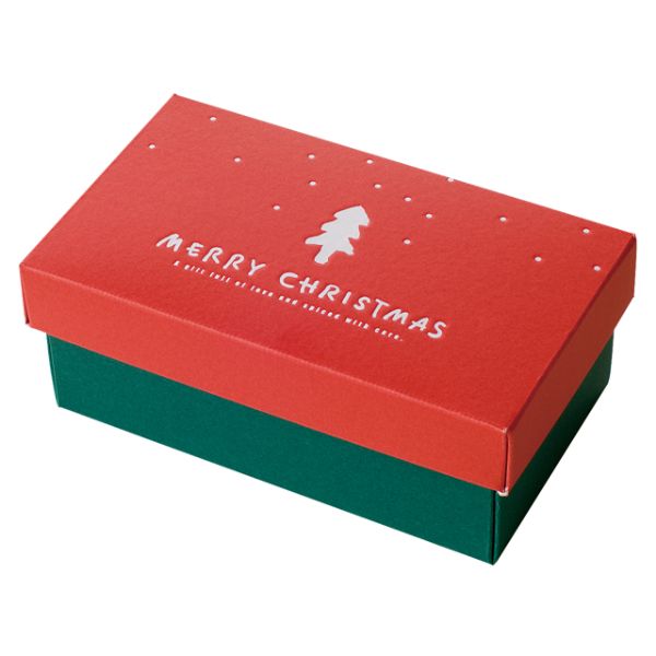 贈答箱 シンプルクリスマス ギフトBOX ワイド型-S(10枚)