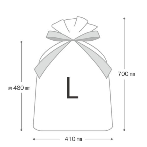 エコバッグ シンプルクリスマス グリーン 不織布バッグ-L(10枚) ヘッズ