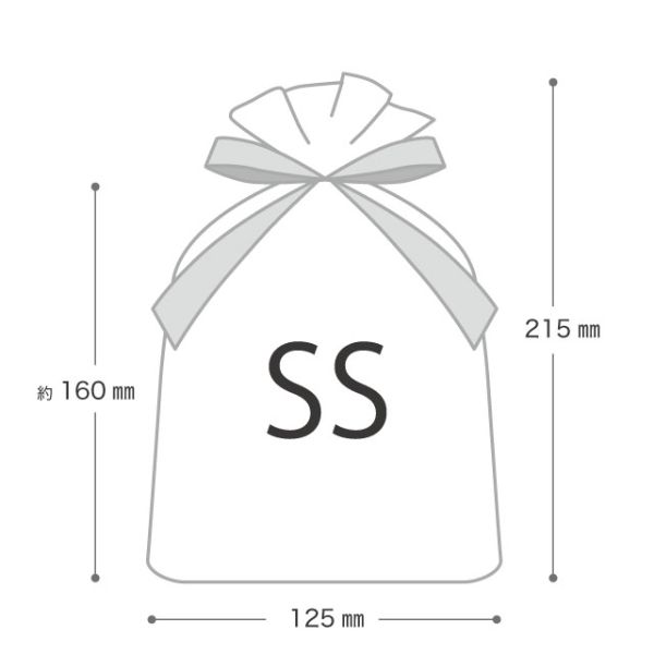 エコバッグ シンプルクリスマス レッド 不織布バッグ-SS(10枚) ヘッズ