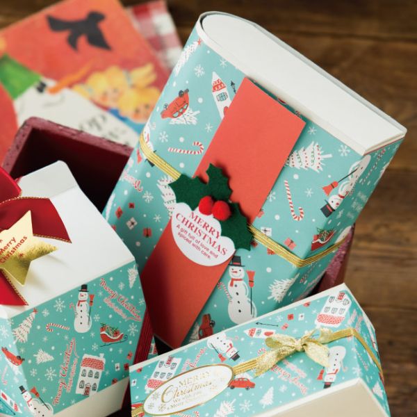 ハンドメイドクリスマス ゴムタッグ-5/ヒイラギ(10枚)