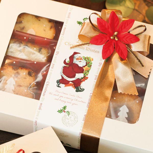 贈答用飾り 掛ケ紙/クリスマスアンティークサンタ-1(50枚) ヘッズ