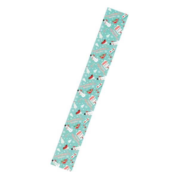 掛ケ紙/クリスマスミントブルー-1(20枚)