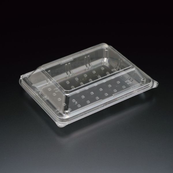 軽食容器 ユニコン LS-1317 透明 スミ