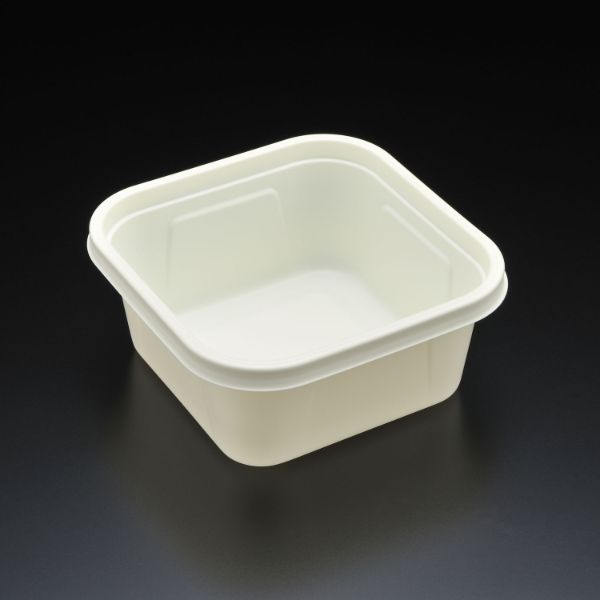 軽食容器 スーパーレンジ 1000 アイボリー 本体 スミ