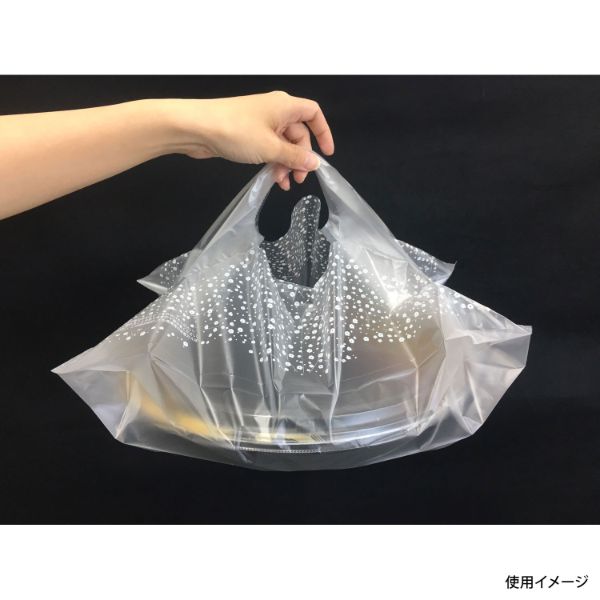 レジ袋 かすみ草バンバンバッグ No.70 まつもと合成