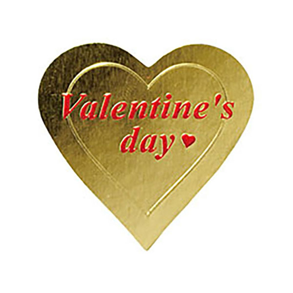SV-13S バレンタインデイシール シンプルハート(100枚) ヘッズ