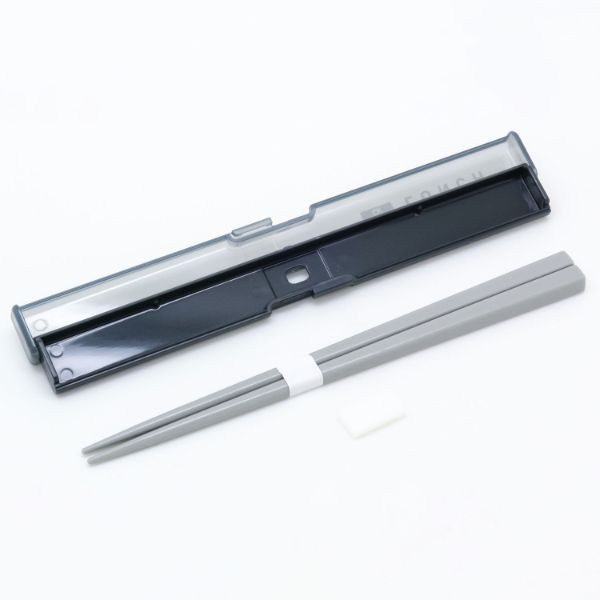 弁当小物 STOCK＆LUNCH スリム箸箱セット HS-18 グレー