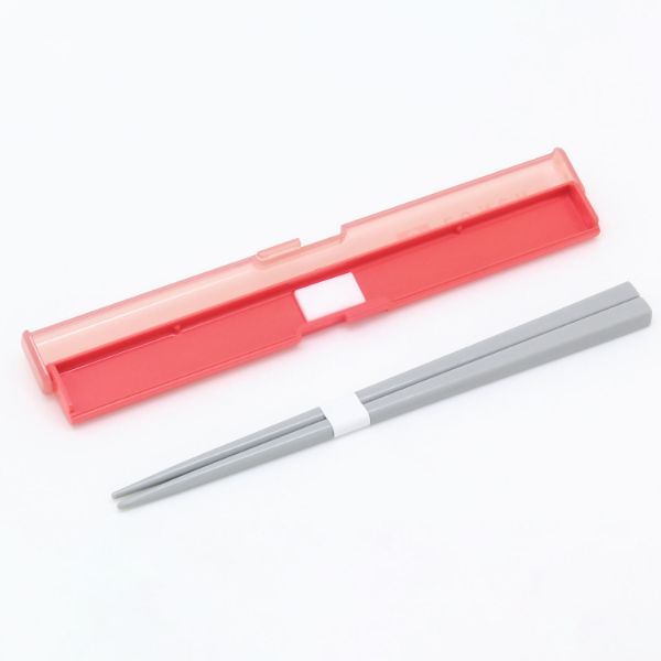 弁当小物 STOCK＆LUNCH スリム箸箱セット HS-18 オレンジ
