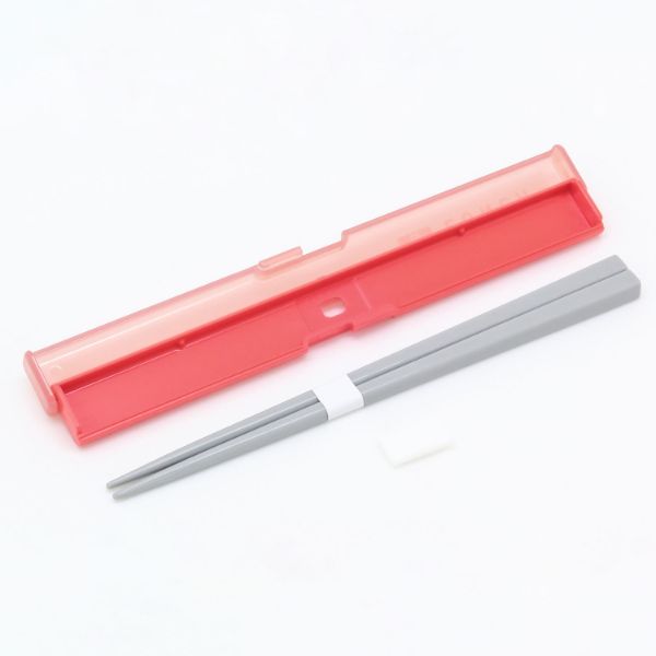 弁当小物 STOCK＆LUNCH スリム箸箱セット HS-18 オレンジ